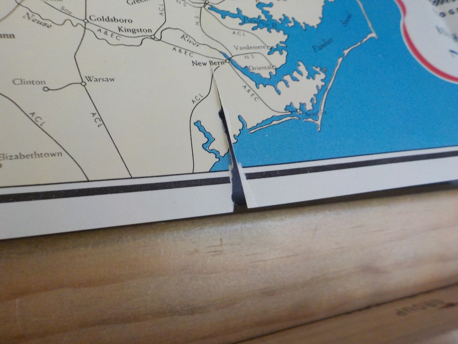 Map Baltimore & Ohio Railroad System 1951 August