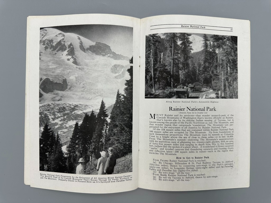 1910 GREAT NORTHERN RAILWAY Railroad WESTERN TRIPS Eastern People Advertising
