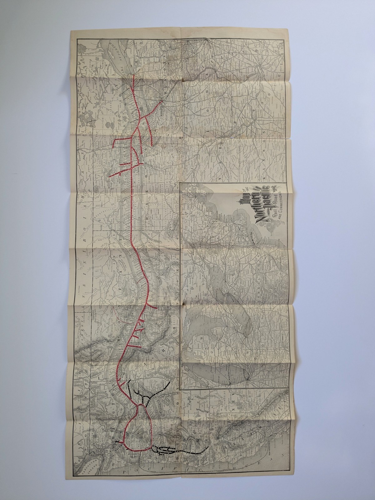 The Northern Pacific RR – J. M. Hannaford, Chas. S. Fee, St. Paul, MN 1887