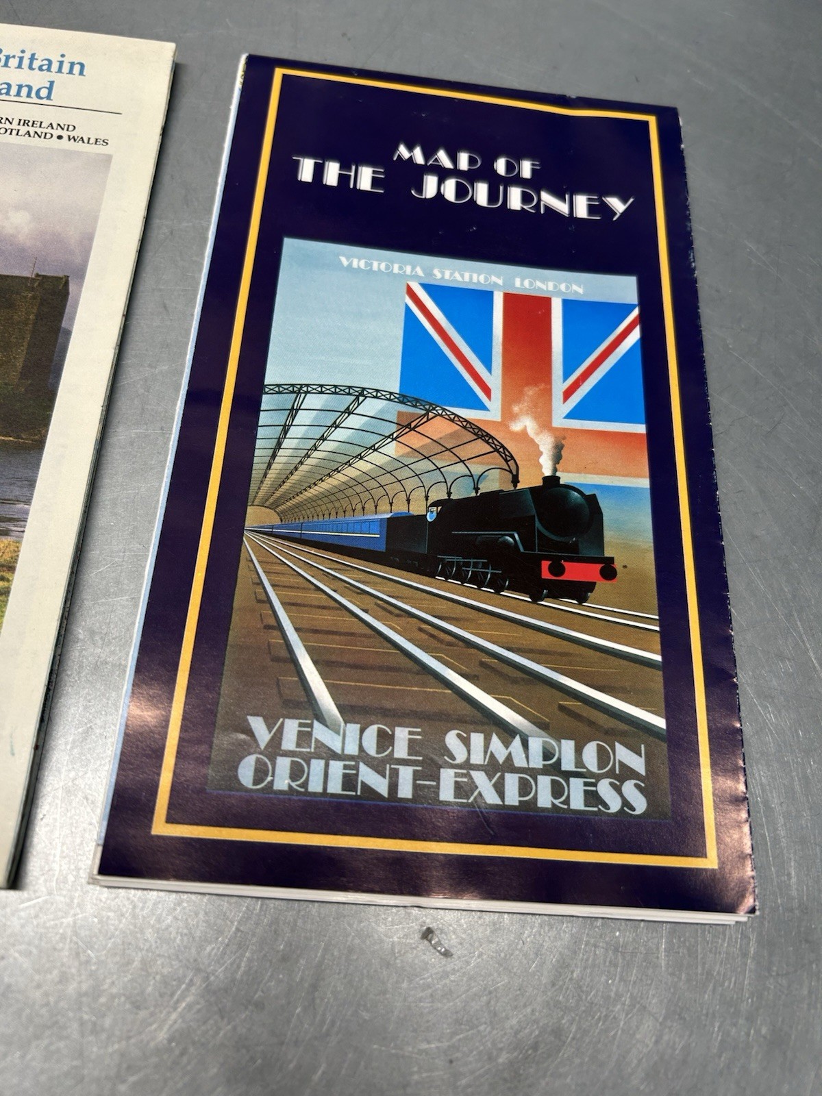 Venice Simplon Orient Express Pullman Map And aaa Map of Great Britain Ireland