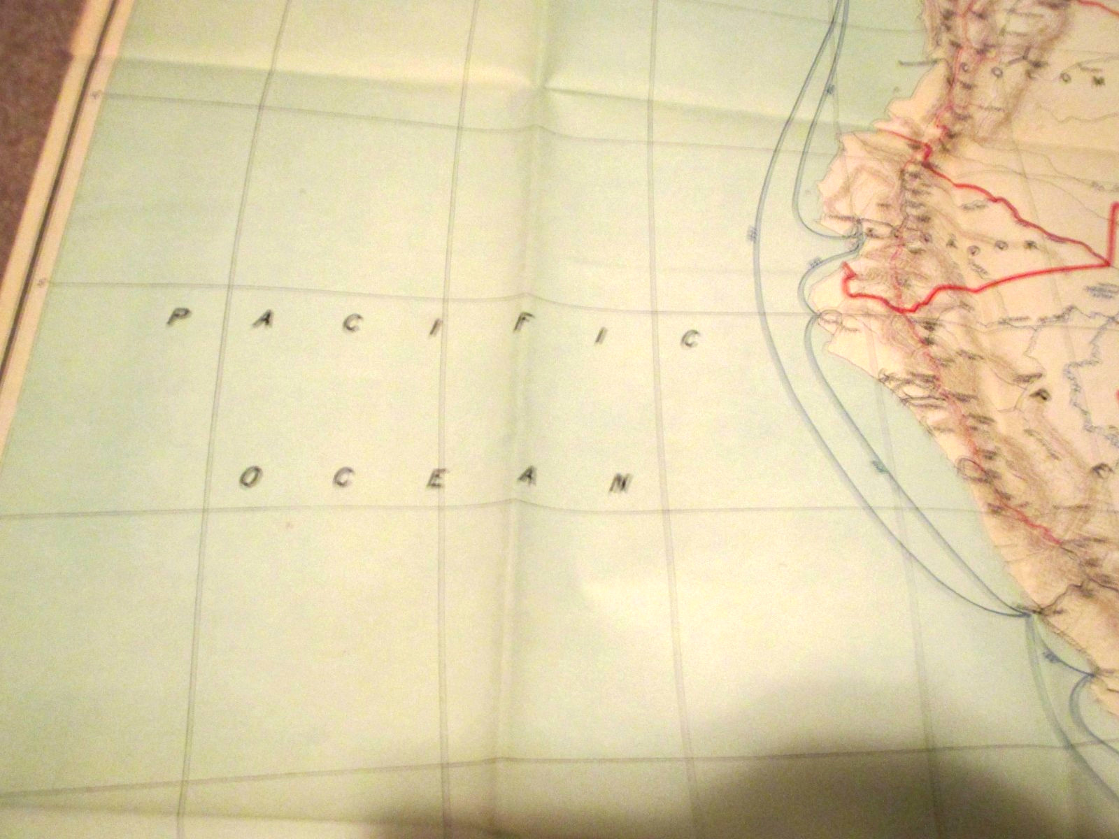 1910- PAN AMERICAN-SOUTH AMERICA- RAILWAY- ROUTE MAP-RAILROAD RIVER-OCEAN-33″