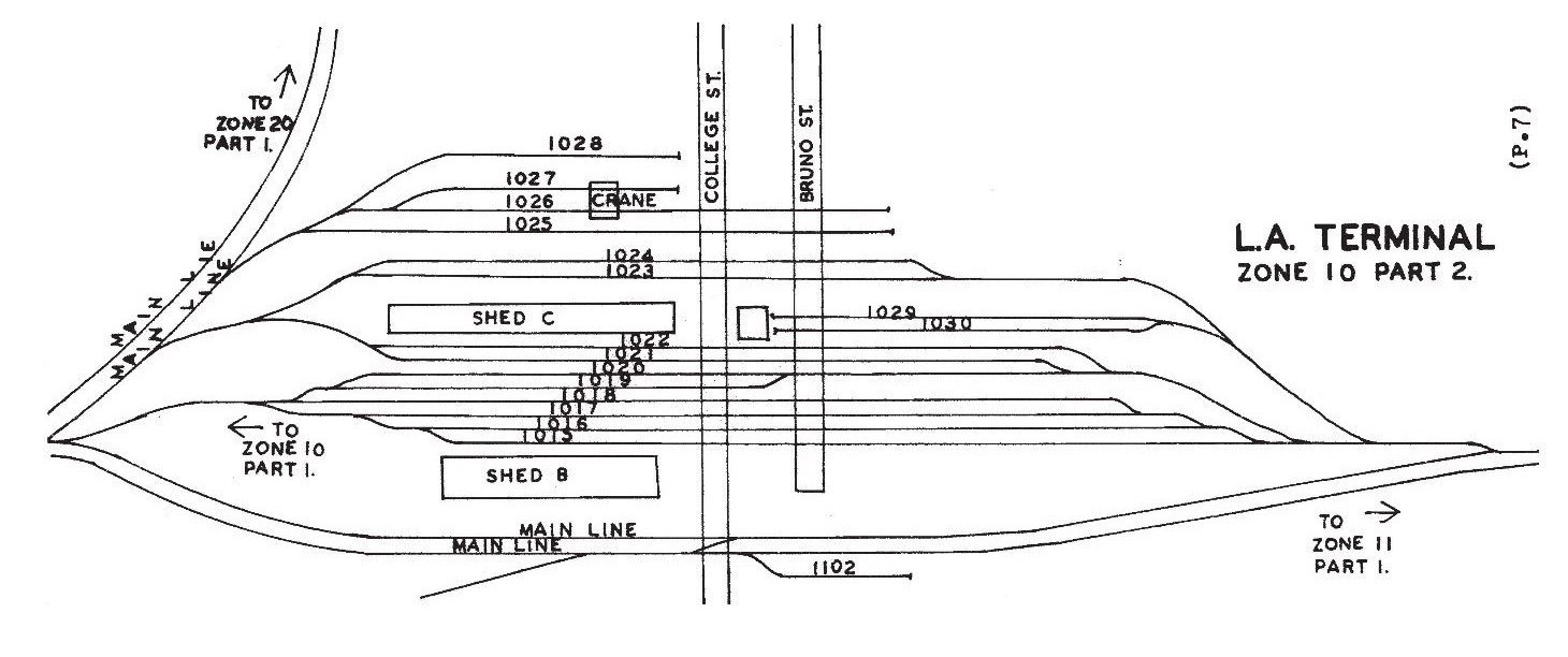 Southern Pacific RR 1975 Los Angeles Area SPINS Zones 10,11&12, PDF Pages on DVD