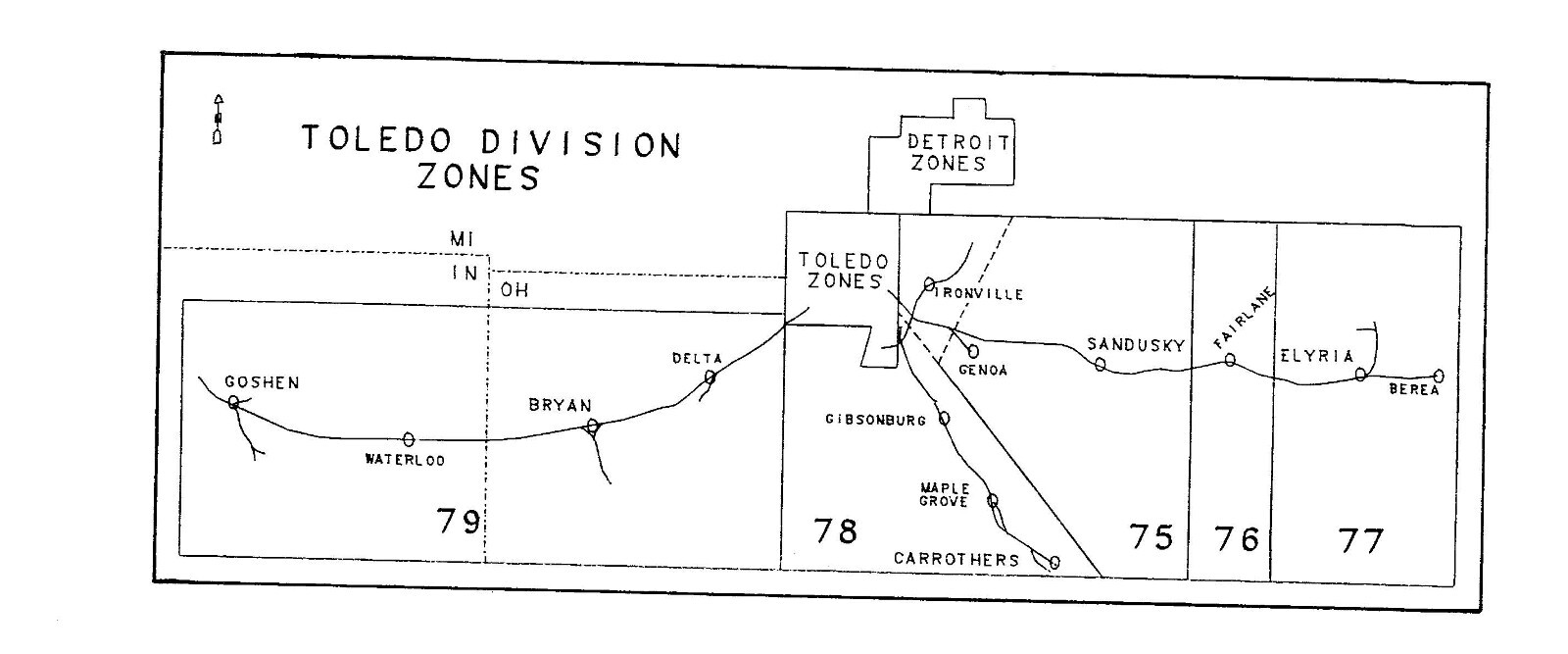 Conrail 1985 Toledo Zone-Track-Spot “ZTS” Maps PDF Pages on DVD