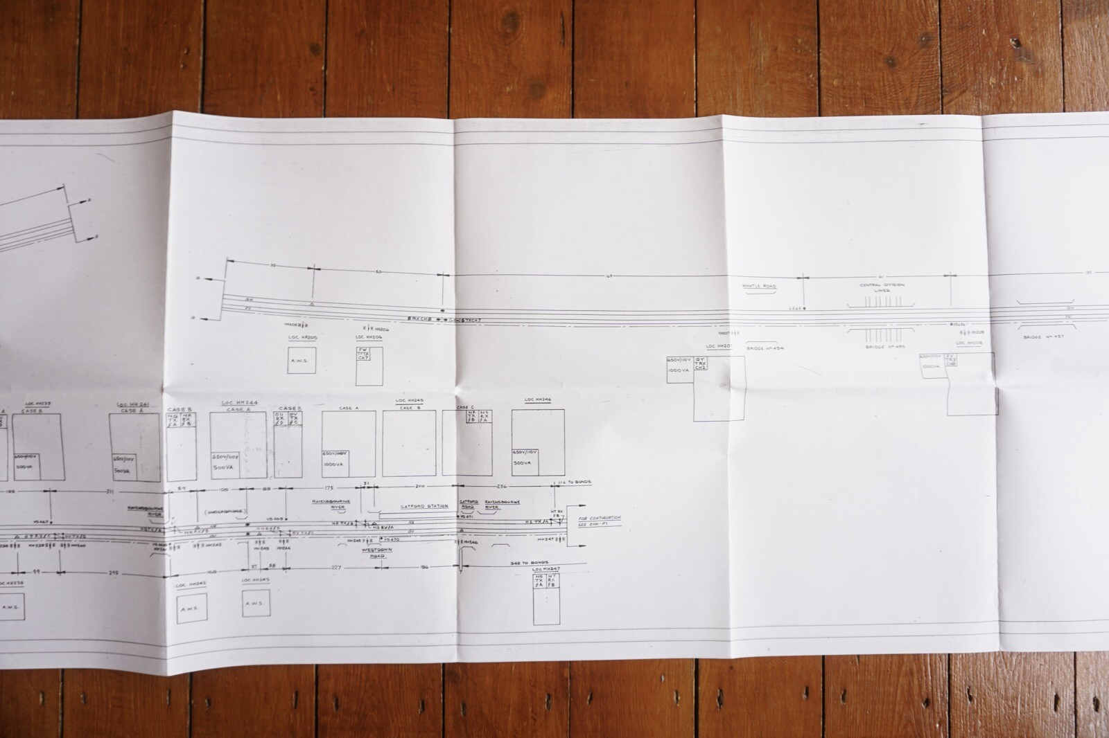 1983-92 Victoria Herne Hill Nunhead Catford British Rail Railway Track Plan Map