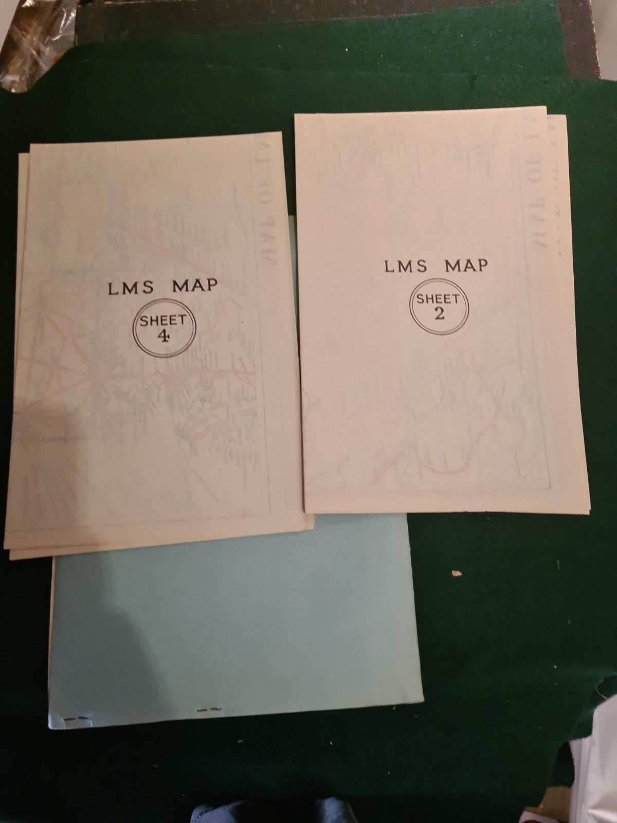 1939 List of Stations & Map (x4) of the LMS Londond Midland Scotland