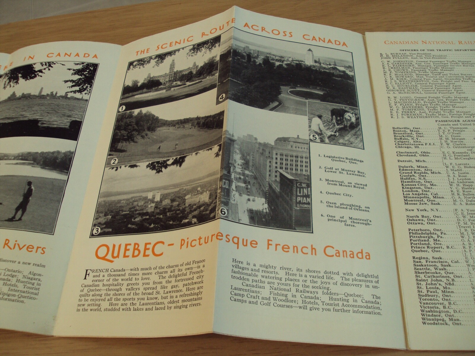 1931 ‘TOURIST’S MAP’ of CANADA~Canadian National RAILWAYS~West Indies/BERMUDA~