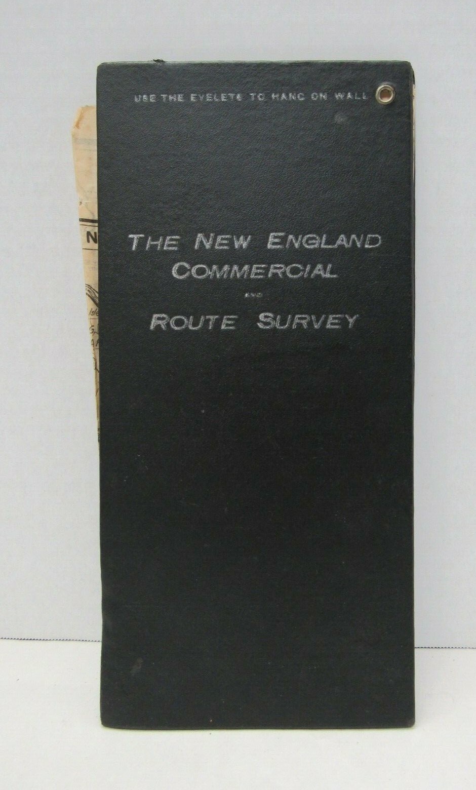 1910 New England Commercial & Route Survey Map Towns Populations Rail Fishing