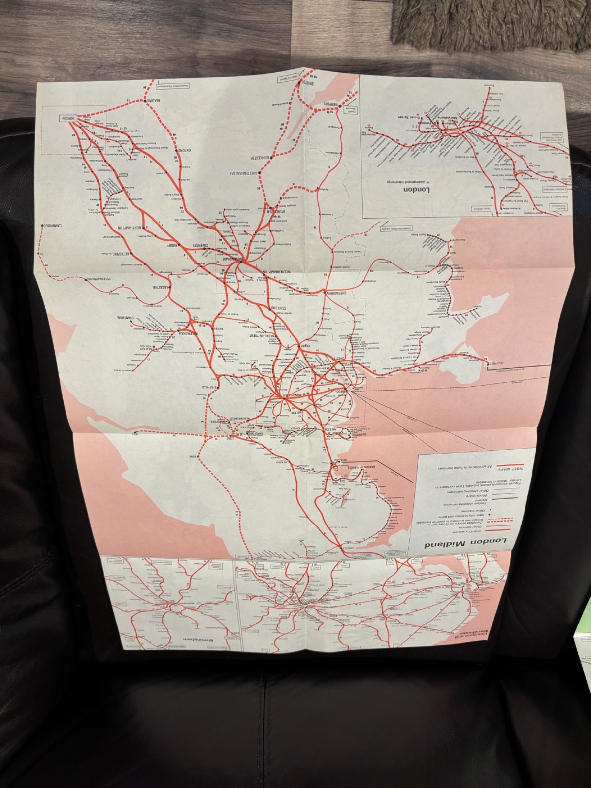 3 x British Rail Passenger Network Railway Map 1970/71/73 Vintage Railwayana