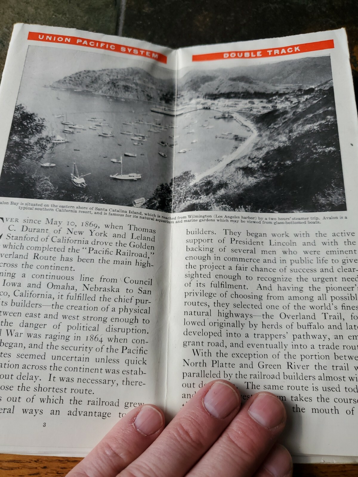 1931 Union Pacific Railroad / Train Map and Brochure