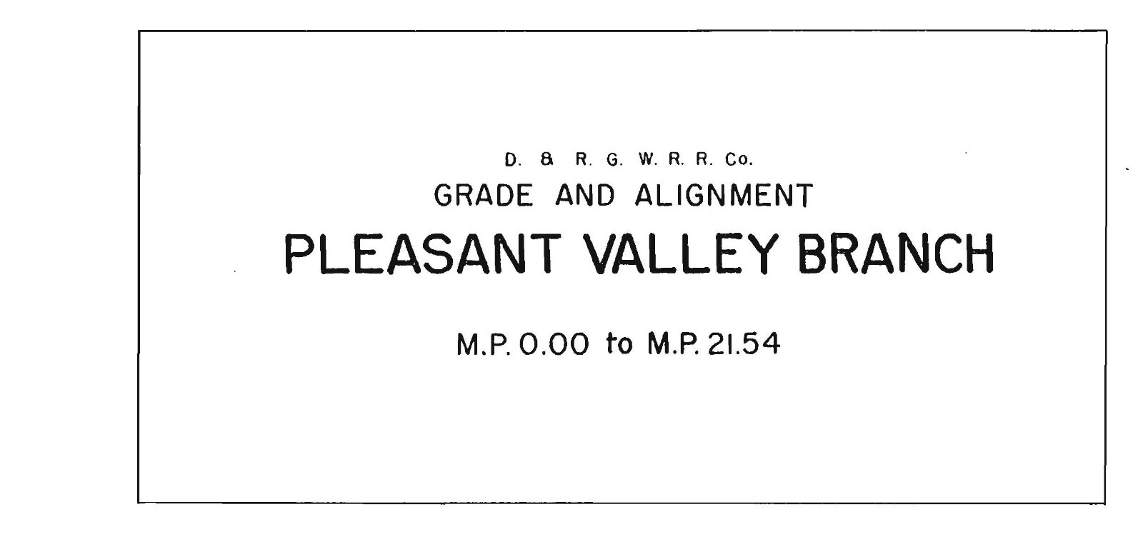 Denver & Rio Grande Western Utah Branches Grade & Alignment PDF Pages on DVD
