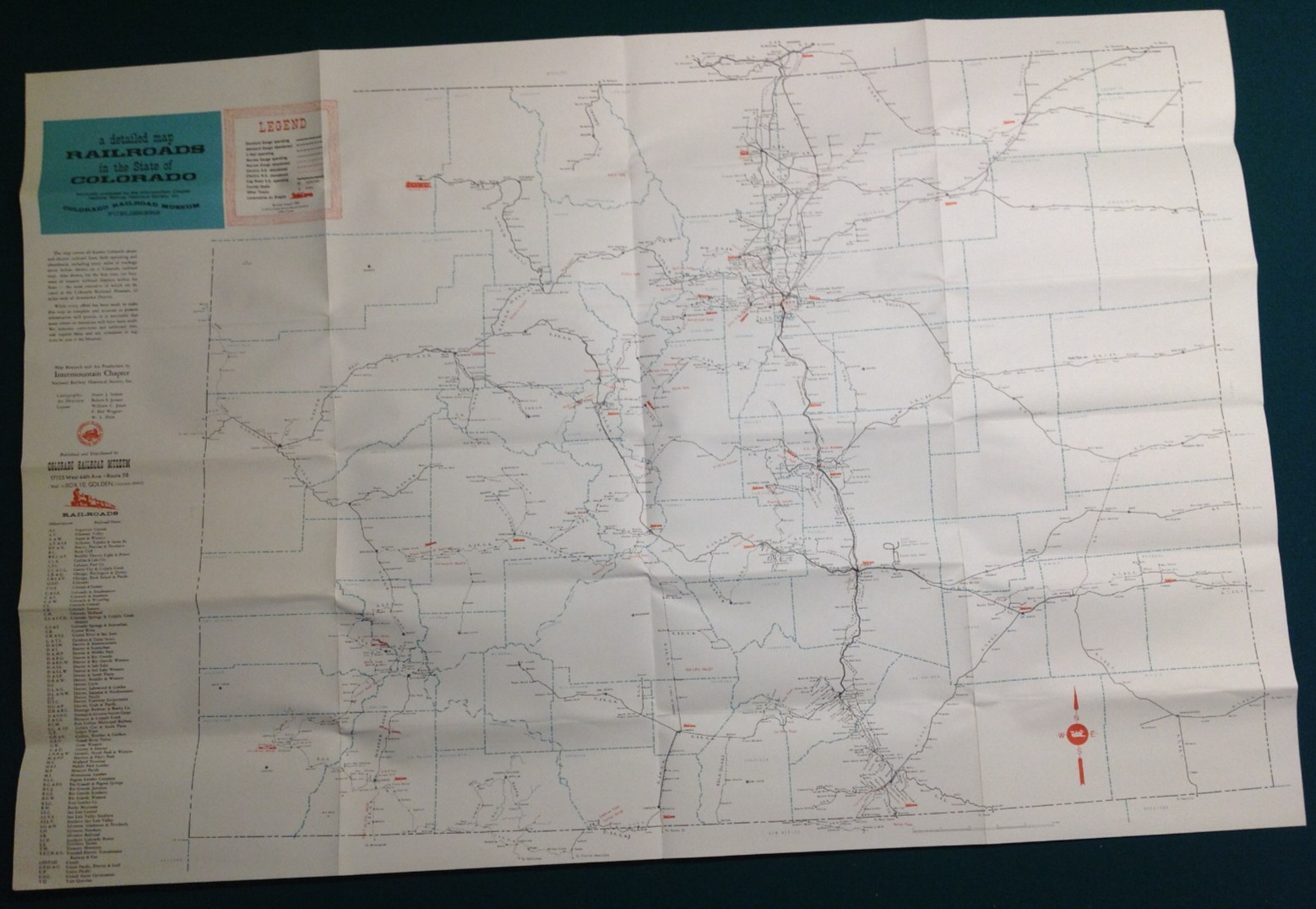 2 Colorado Railroad Maps Railway Society Historical Routes & Cumbres & Toltec