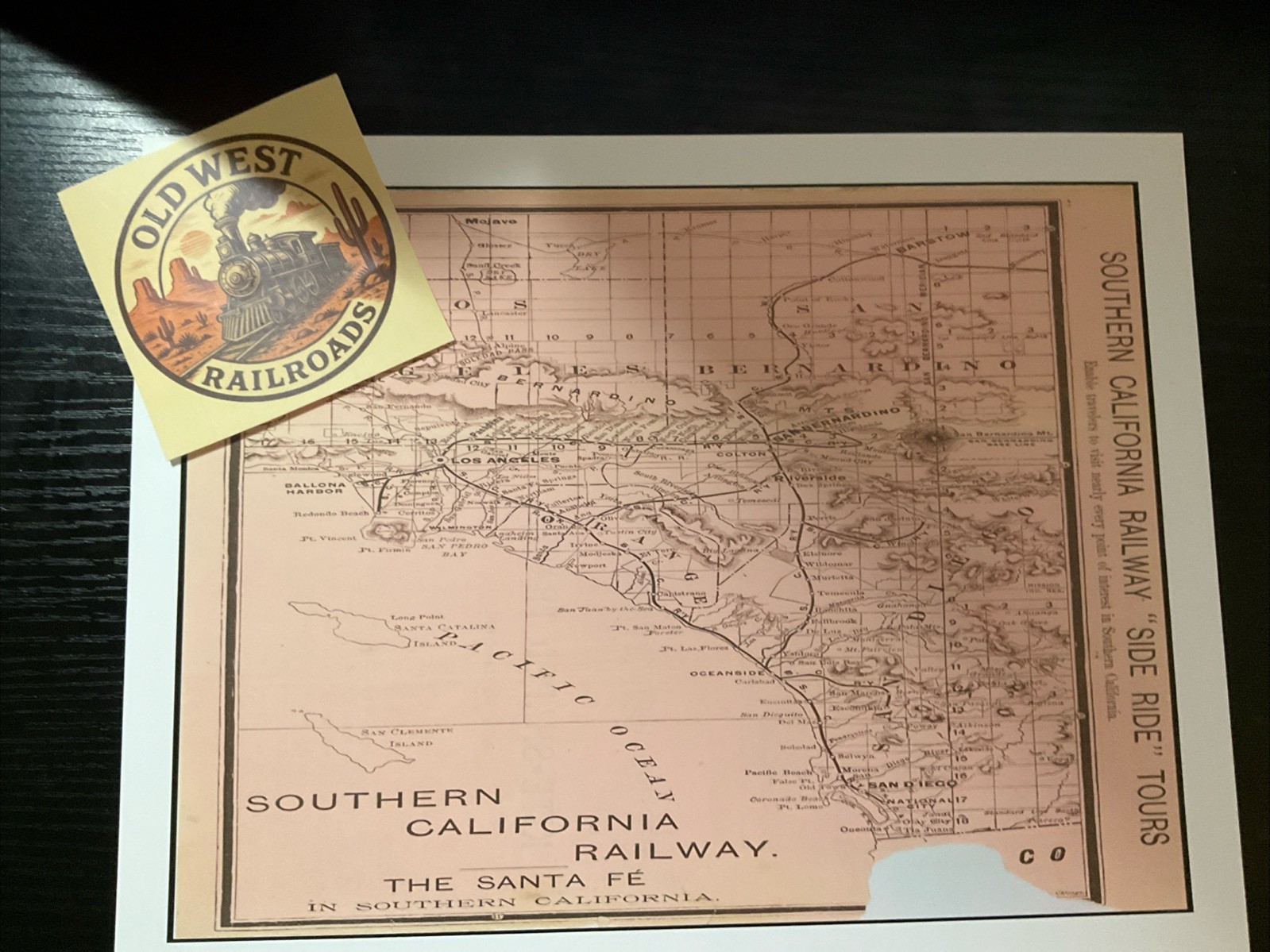 Southern California Railway Route Map