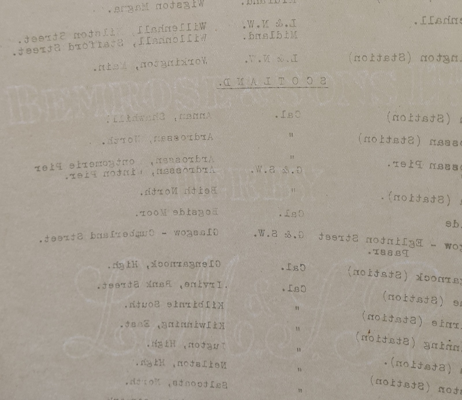 1924 LMS Railway Stations Alterations Printed bemrose & sons derby Holographic