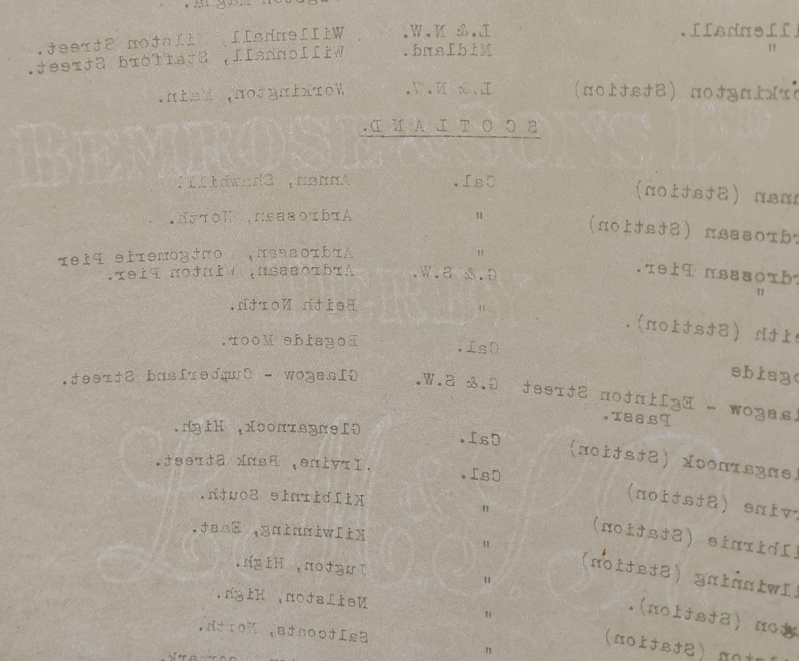 1924 LMS Railway Stations Alterations Printed bemrose & sons derby Holographic