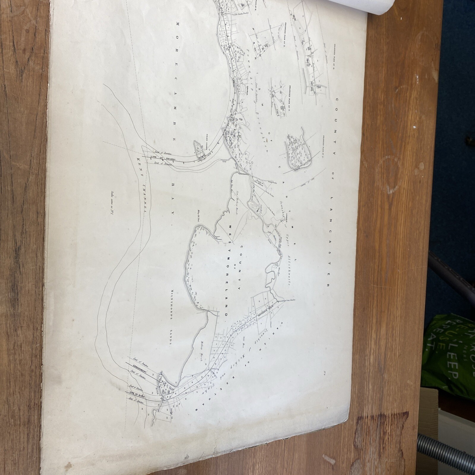 Whitehaven Furness Junction Railway Plans & Sections 1846 Engineers Lancashire