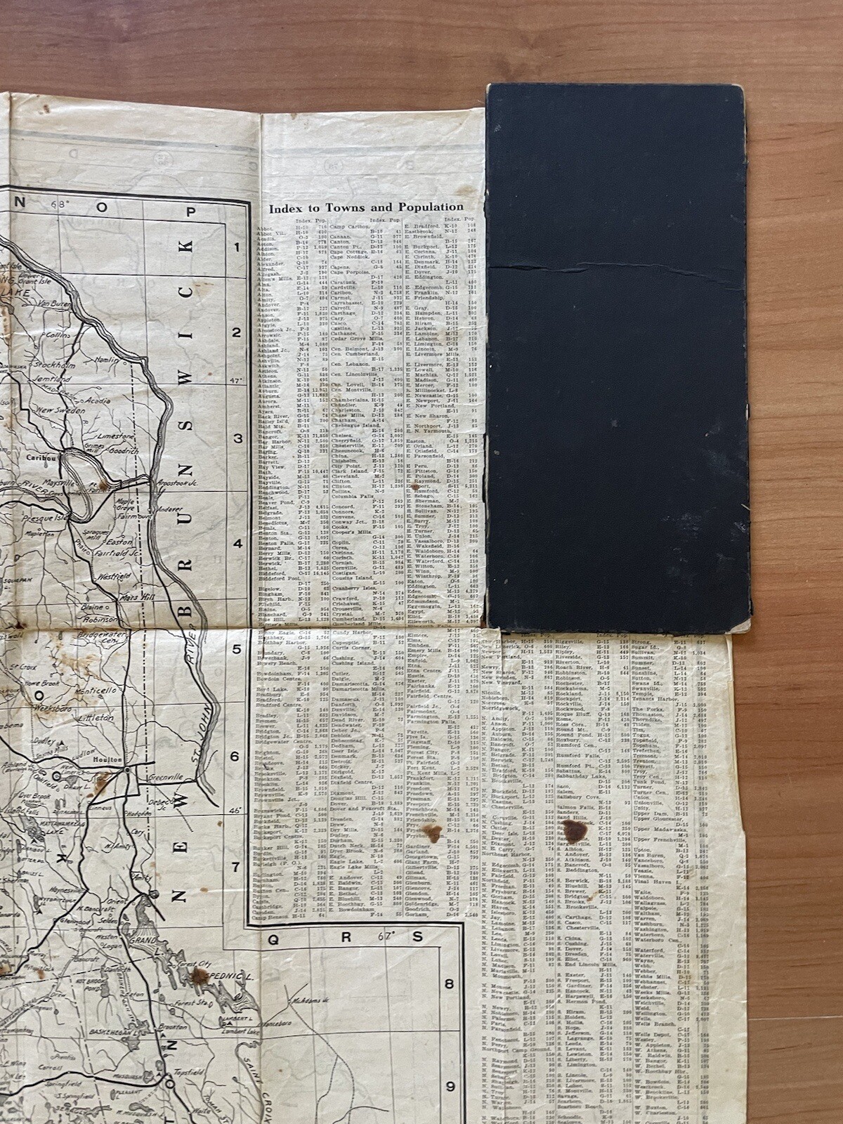 Antique 1907 New England Commercial & Route Survey Rail Road Electric Roads Map