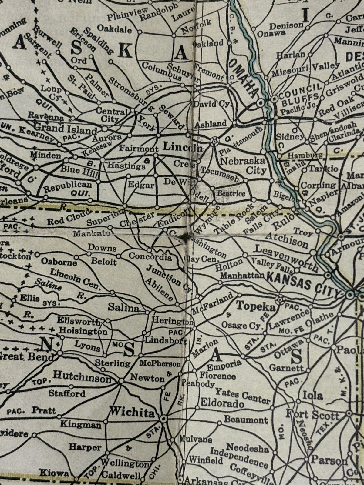 GN Rwy Great Northern Railway Empire Builder Route Map of US 1939 E-11-39
