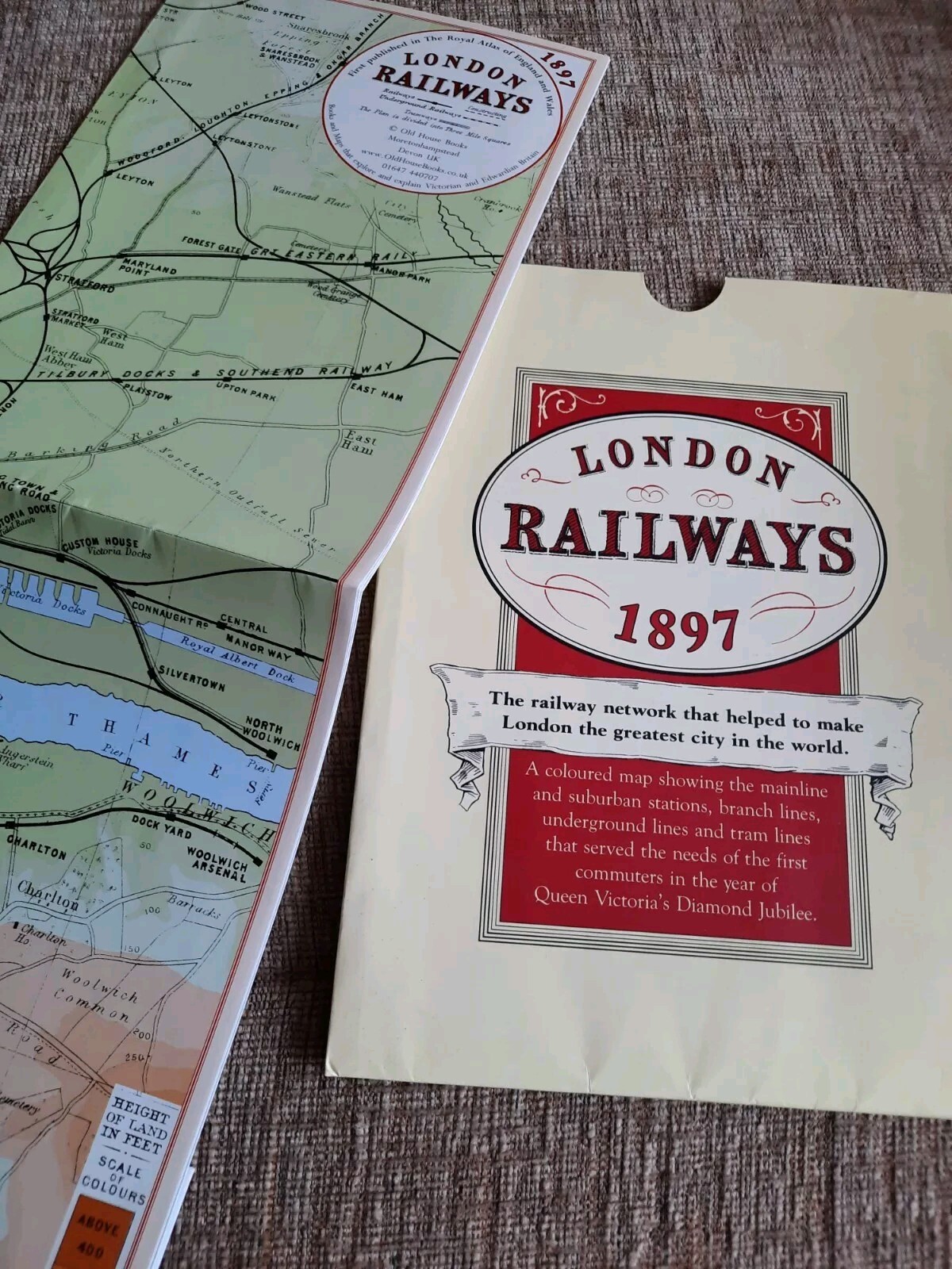 London Railways Map 1897 – Never Used. So Bargain For Someone Else. Ideal 🎁