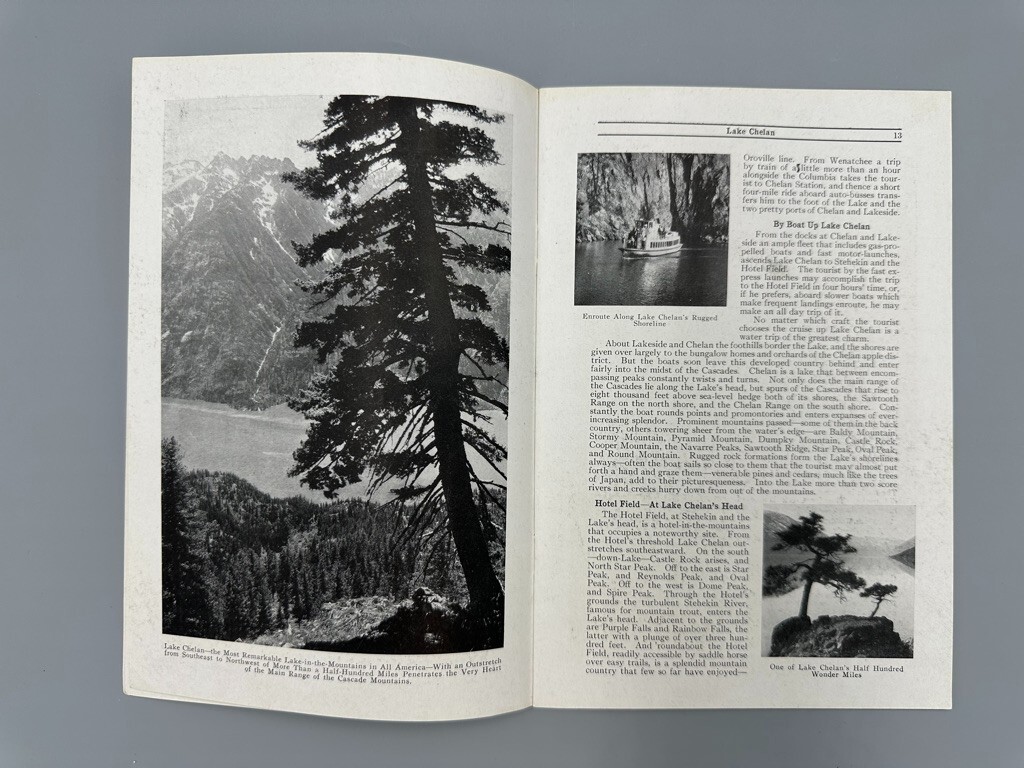 1910 GREAT NORTHERN RAILWAY Railroad WESTERN TRIPS Eastern People Advertising