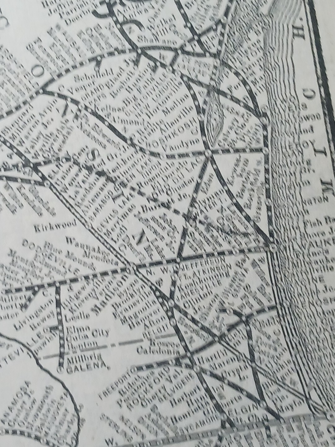 ~1910 Train Route Map + Report CHICAGO & NORTH WESTERN RAILWAY 8 Pages Railroad