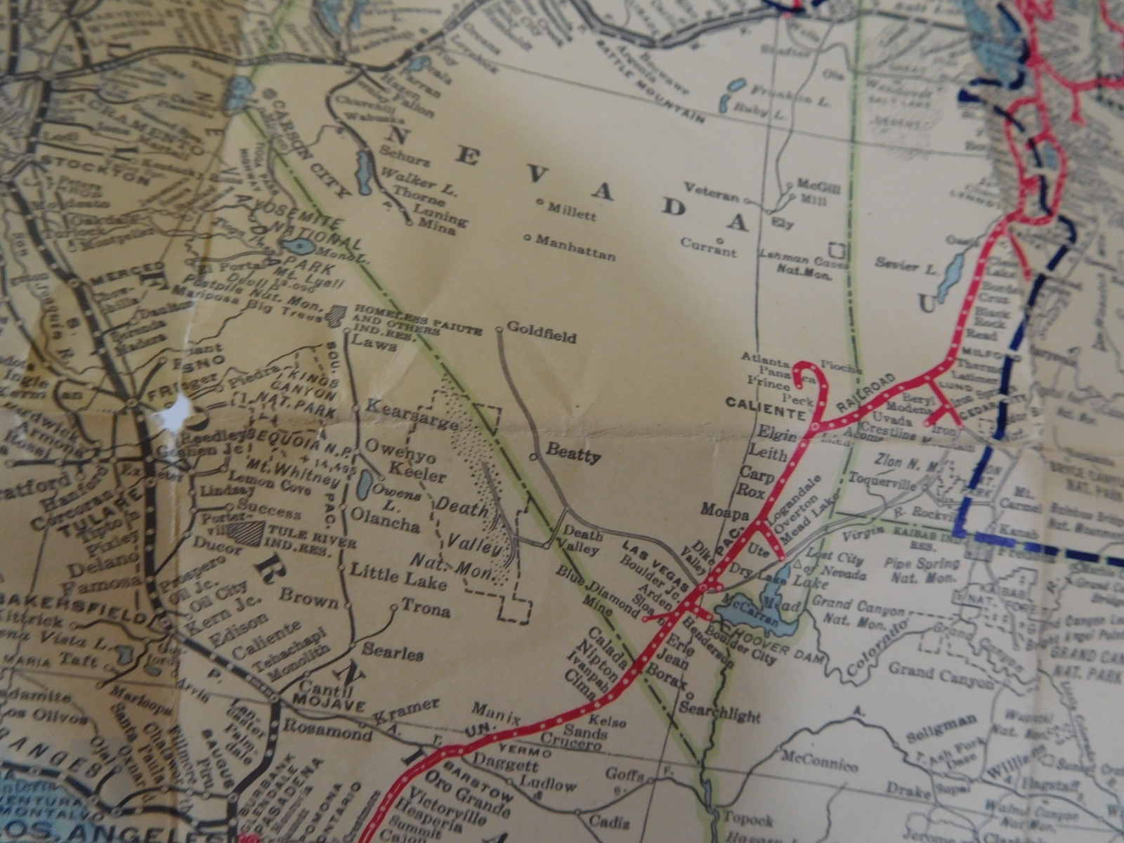 Map Union Pacific Railroad 1952 May Map of the United States 19 x 32