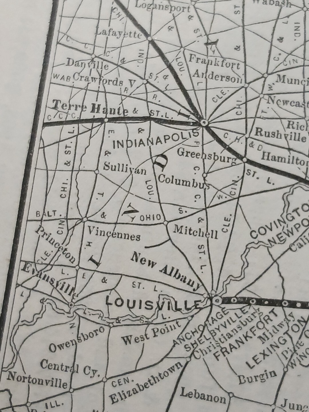 1906 Train Route Map + Report CHESAPEAKE & OHIO RAILROAD Rosney VA Ansted WV
