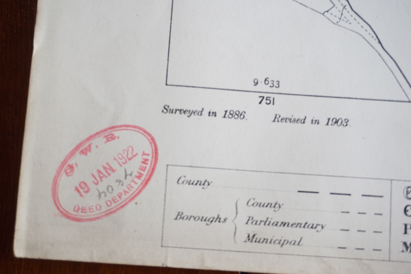1904 1922 Abbey Dore Forty Acre Pitch Herford GWR Great Western OS Railway Map