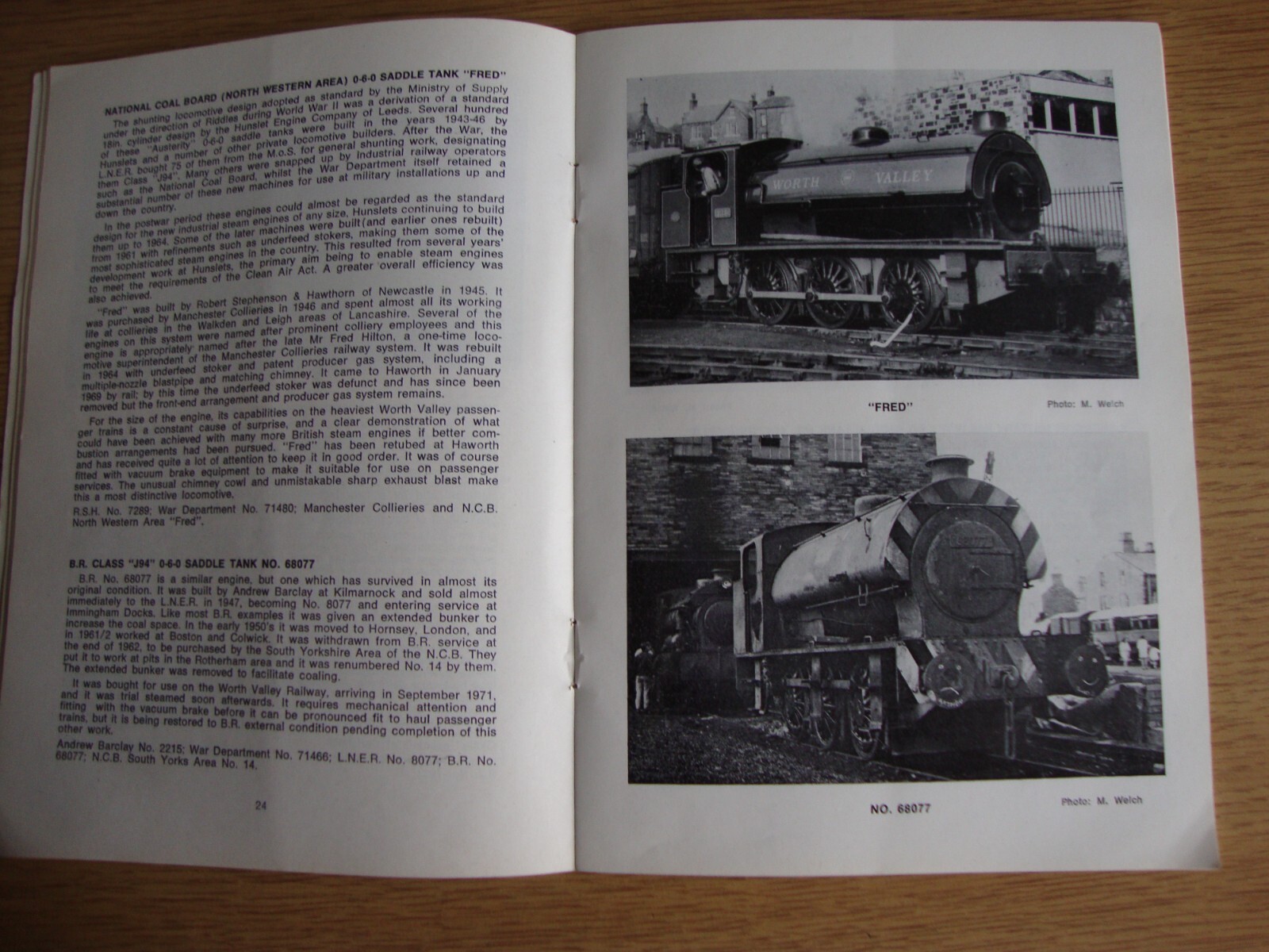 1976 Keighley and Worth Valley Railway – Stockbook – Robin Lush & Ian Holt