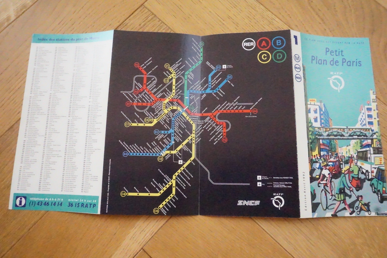 France Francais RAPT SNCF Railway Bus Tram Map Collection Ref B