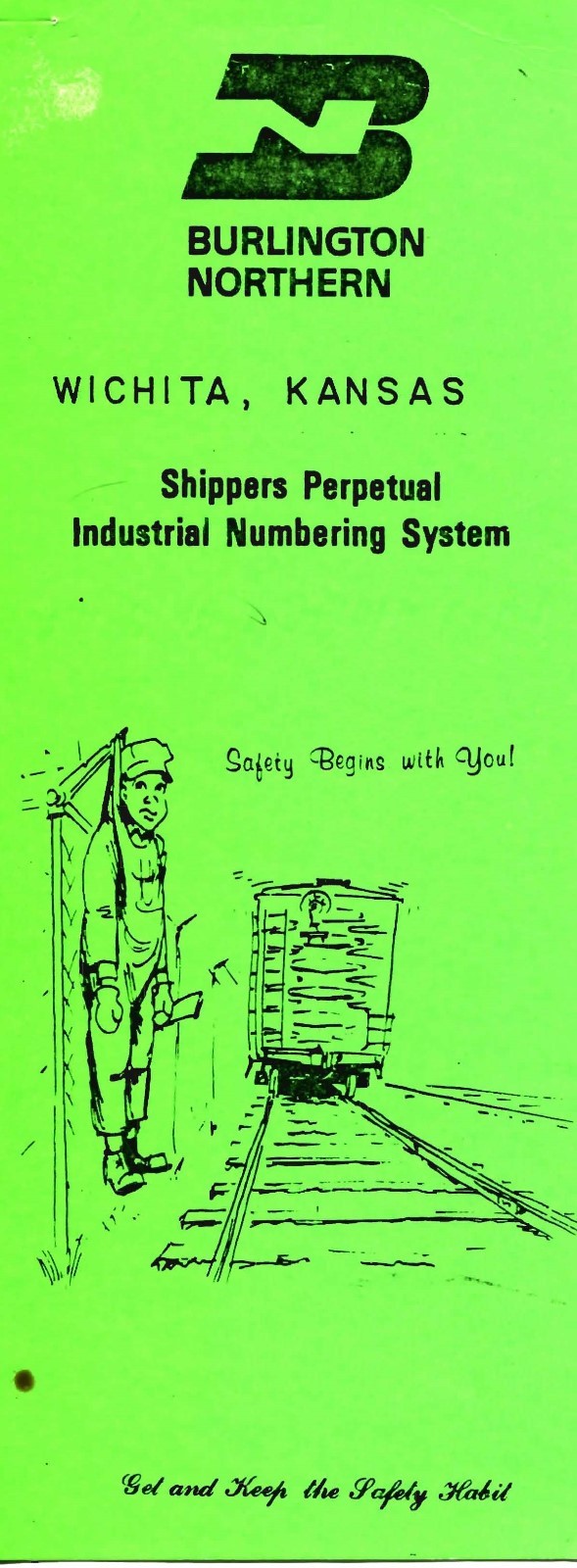 Burlington Northern 1980 Wichita SPINS Track Charts PDF Pages on DVD