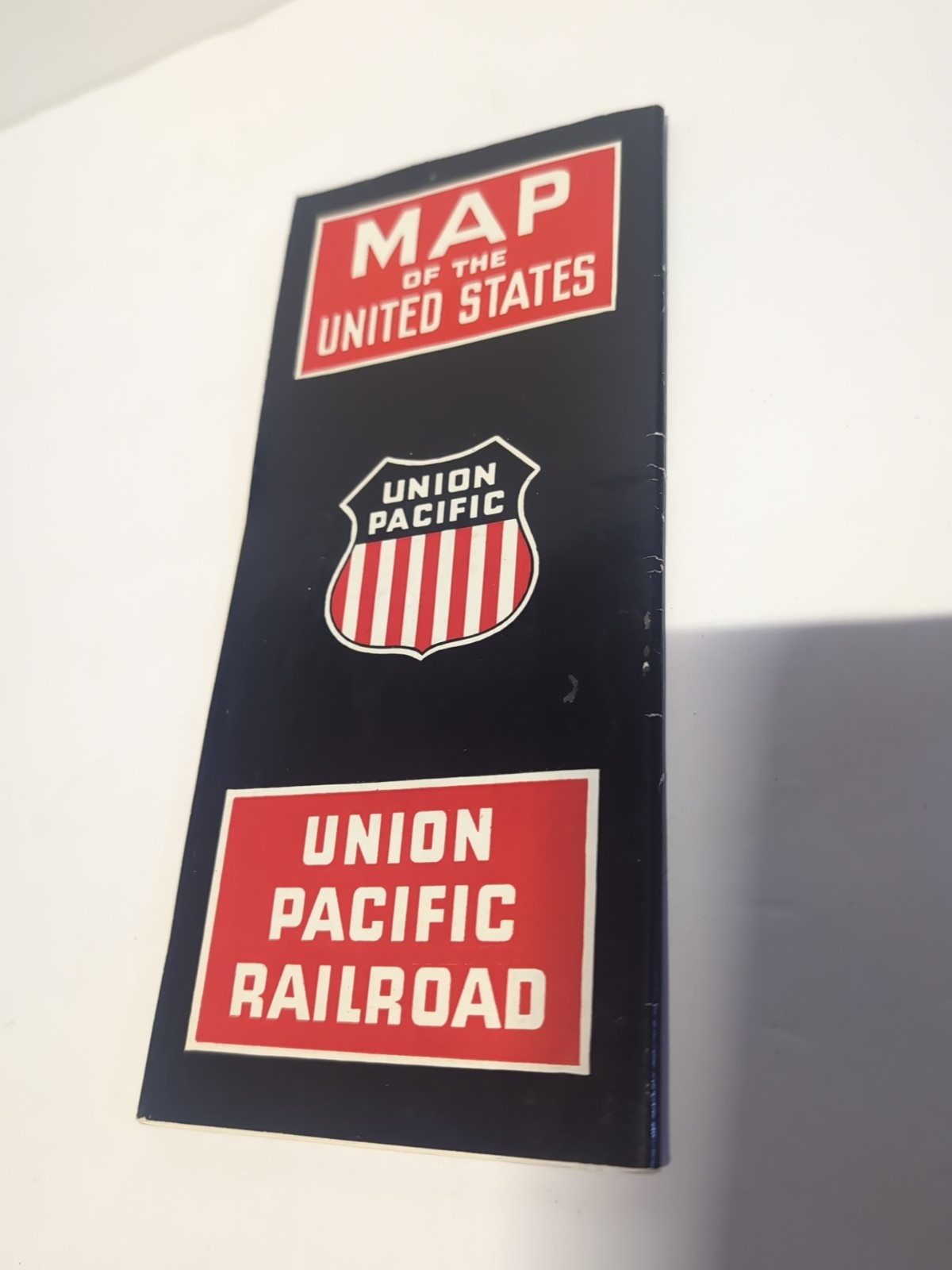 Vintage 1942 Union Pacific Railroad USA Map