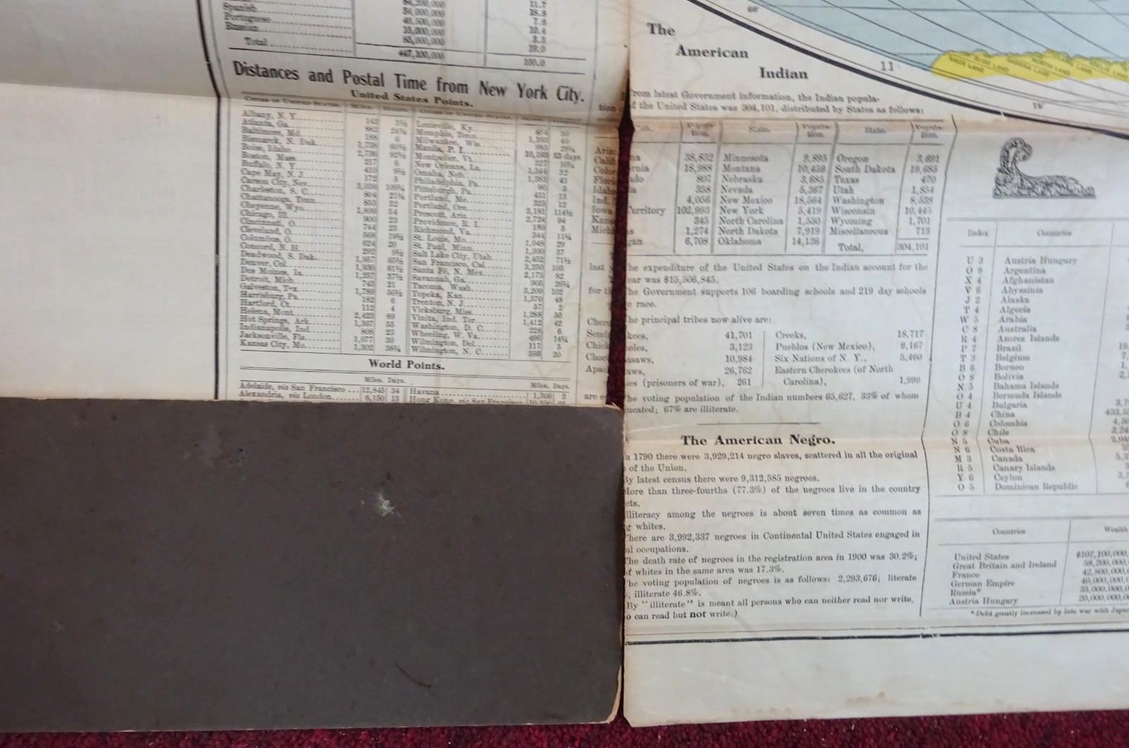 1913 FOLDING RAILROAD MAP NEW ENGLAND COMMERCIAL ROUTE SURVEY 45″x34″ BULLARD Co