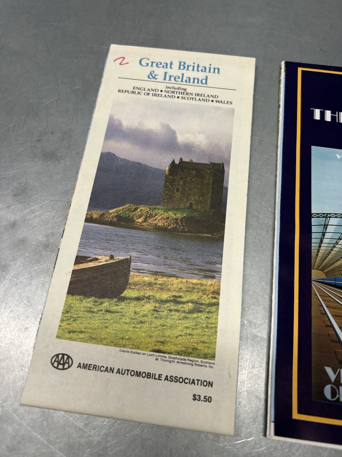 Venice Simplon Orient Express Pullman Map And aaa Map of Great Britain Ireland
