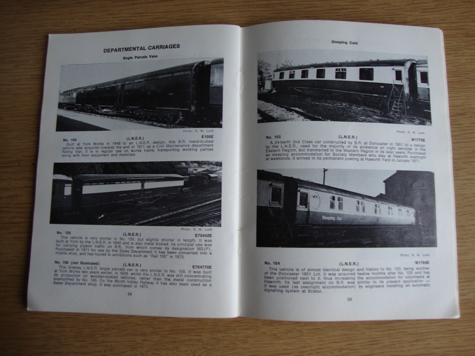 1976 Keighley and Worth Valley Railway – Stockbook – Robin Lush & Ian Holt