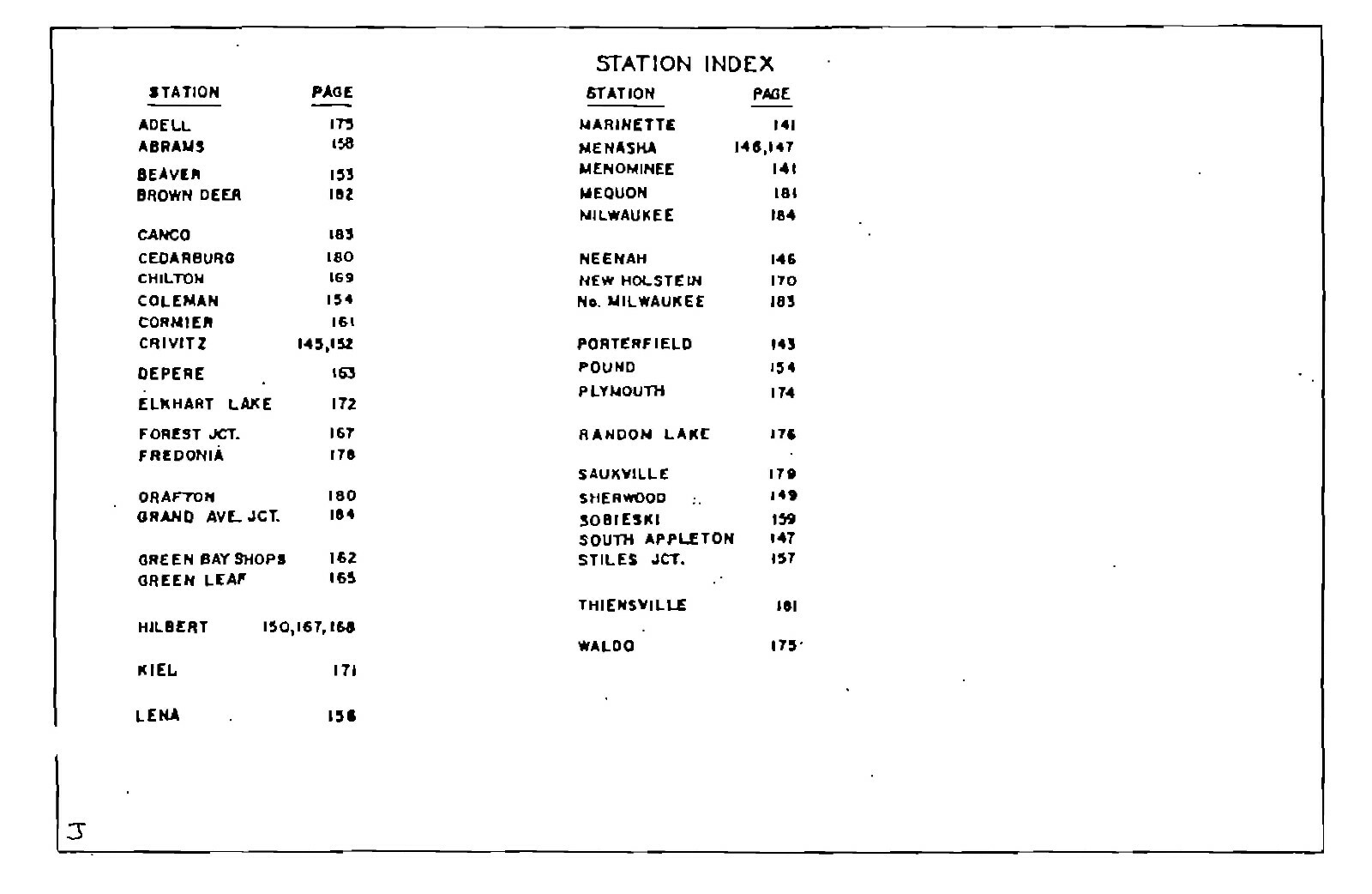 Milwaukee Road CMStP&P 1982 Northern Division Condensed Profile PDF Pages on DVD