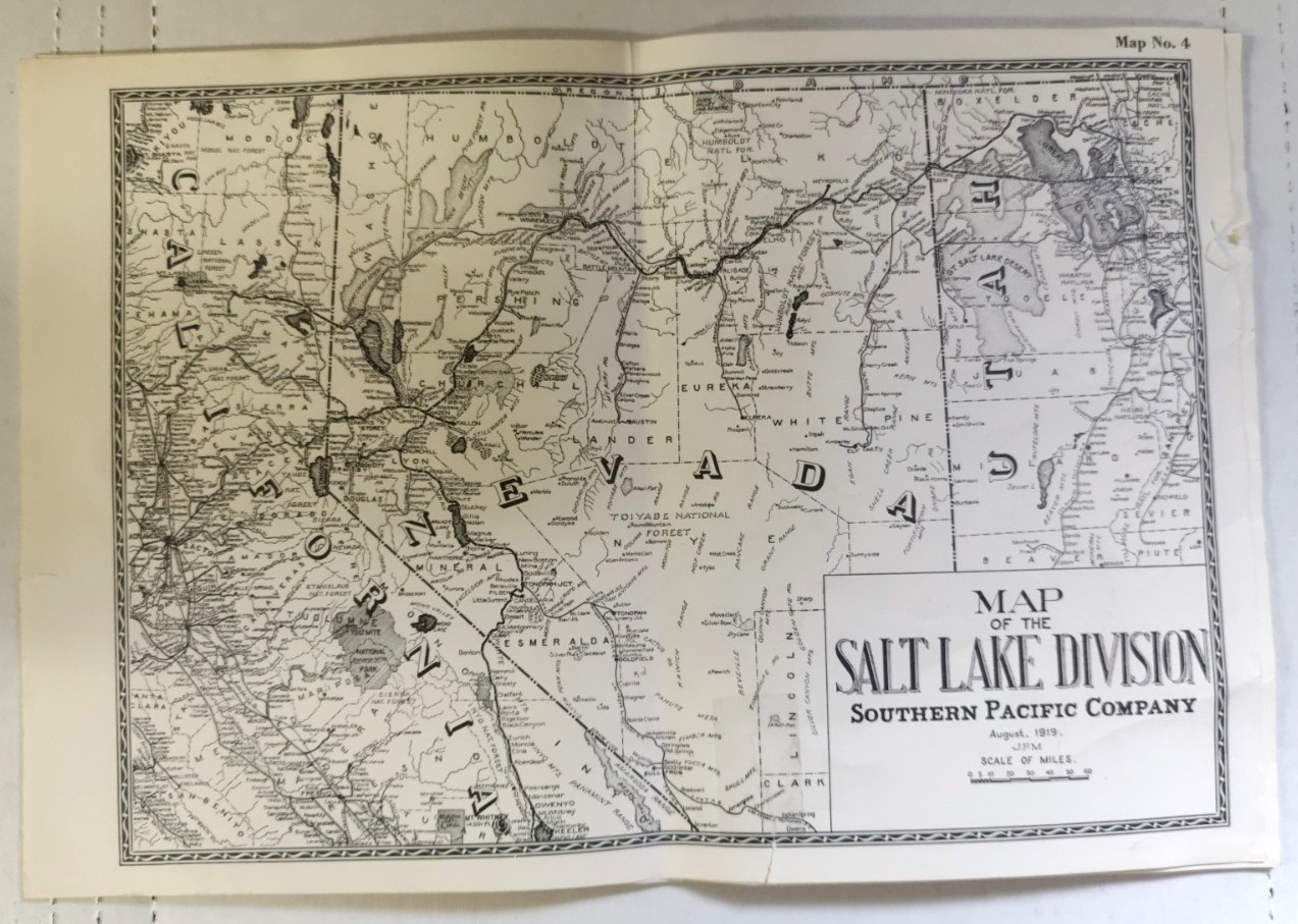 Vintage Railroad Maps, Railroad Timetable. See Discussion; Good Cond.