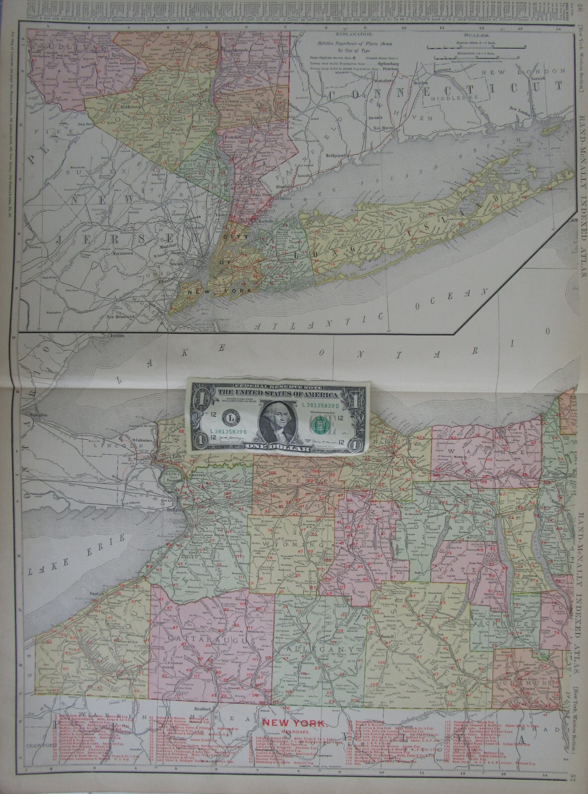 NY 1910 WESTERN NEW YORK RAILROAD Map KANONA & PRATTSBURG RR; NAPIERVILLE JCT RR