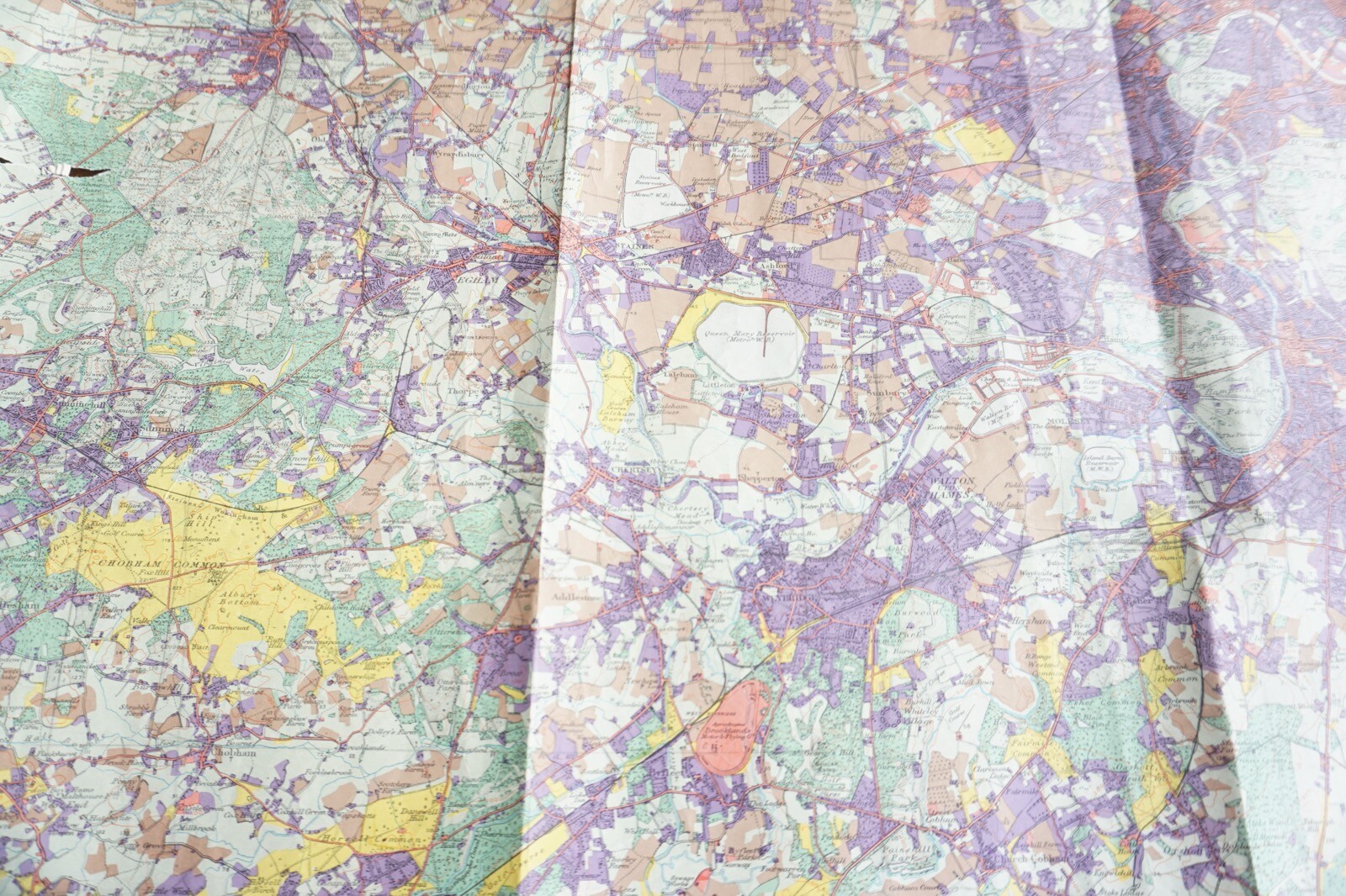 1933 Windsor Land Utilisation Survey Railway OS Map