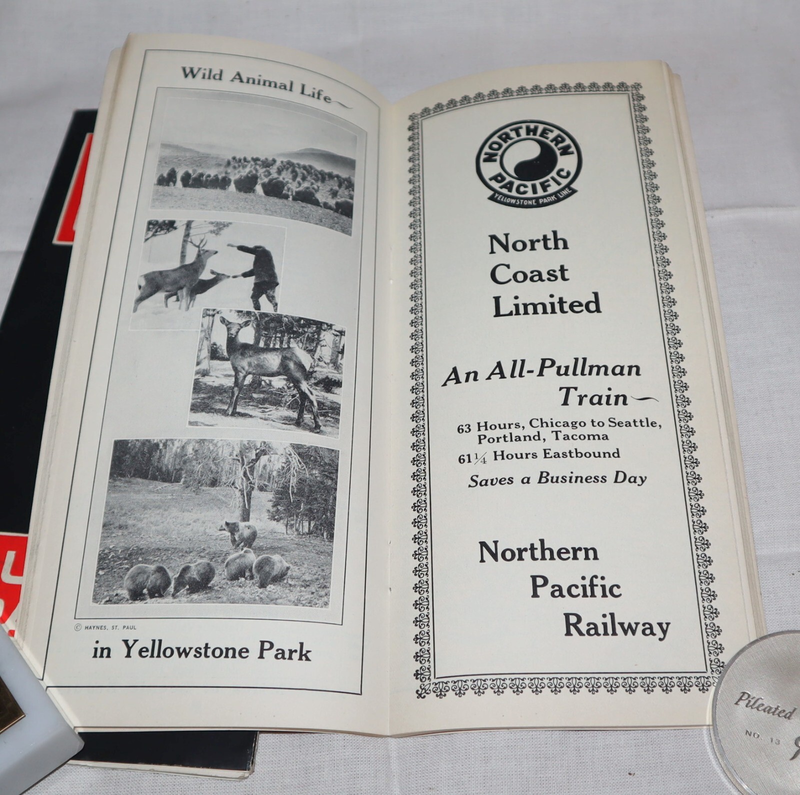 Union/Northern Pacific System Maps | *1927/1929* Overland Route 2000 Miles Books