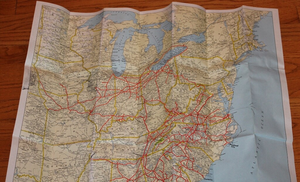 Norfolk Southern and Subsidiaries Map 1982