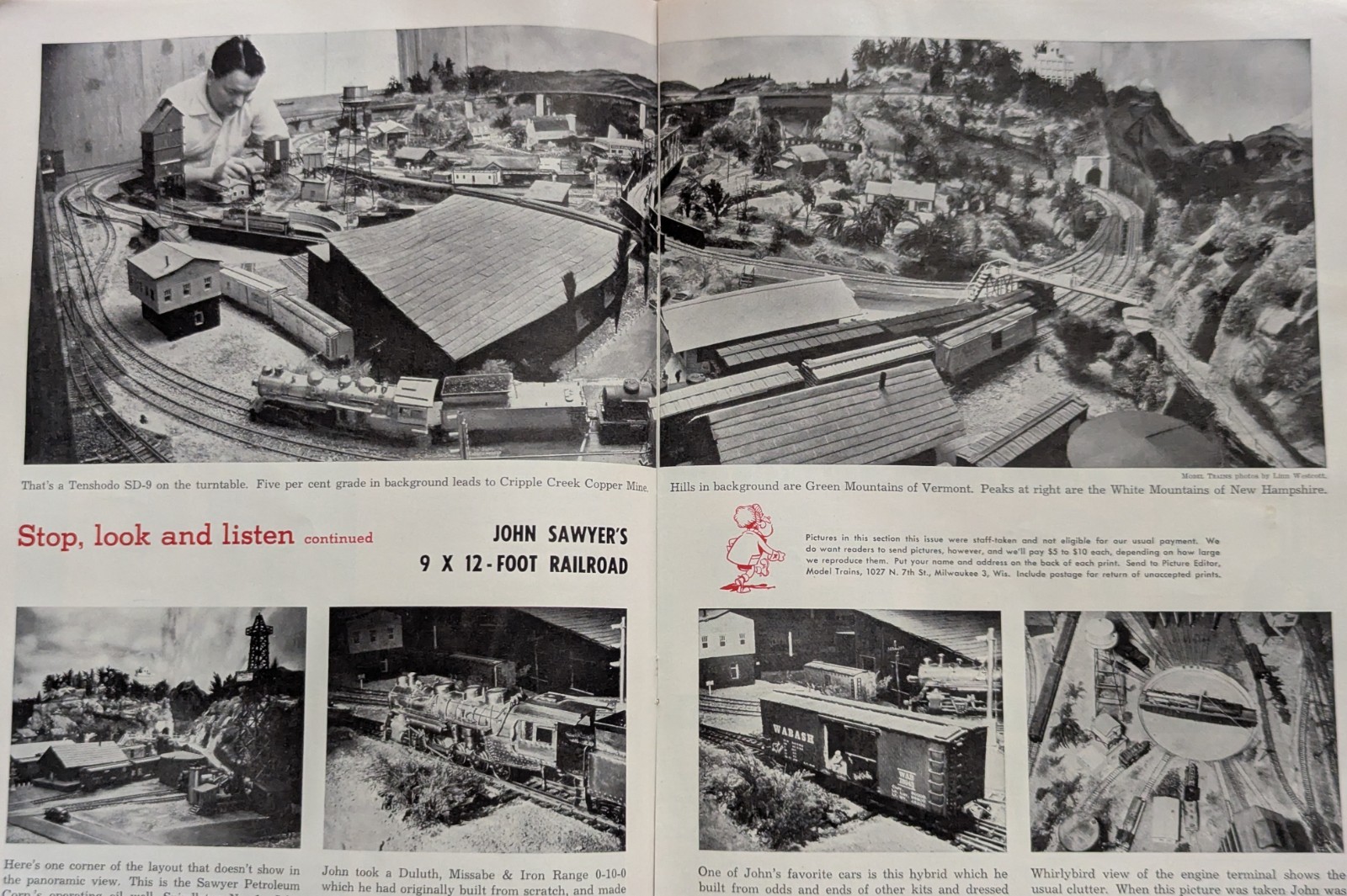 ***VINTAGE 1959 MODEL TRAINS RAILROADING MADE EASY MAGAZINE***