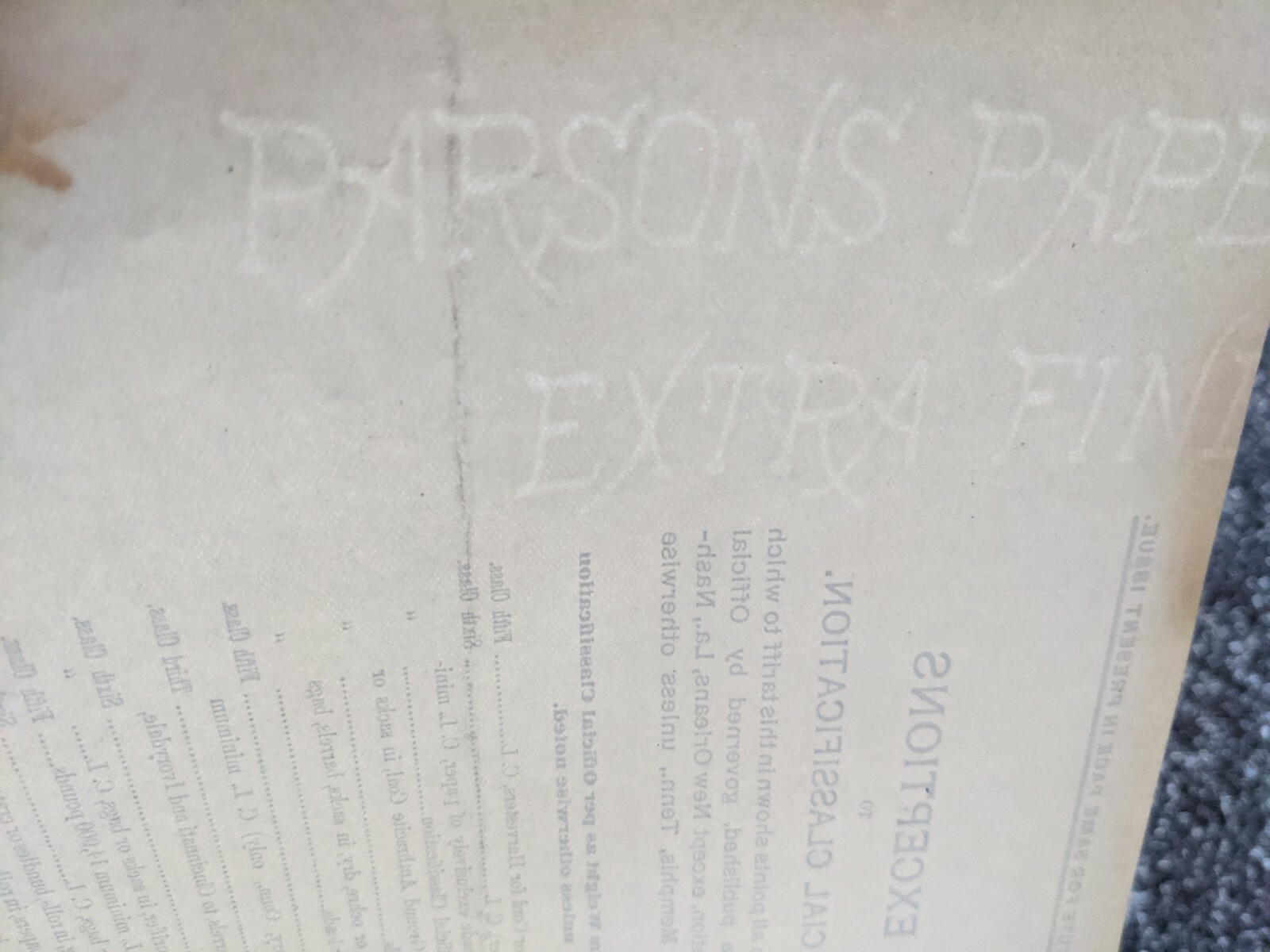 Pennsylvania RR Boston West Northwest and Southwest Freight Tariff 12/31/1901