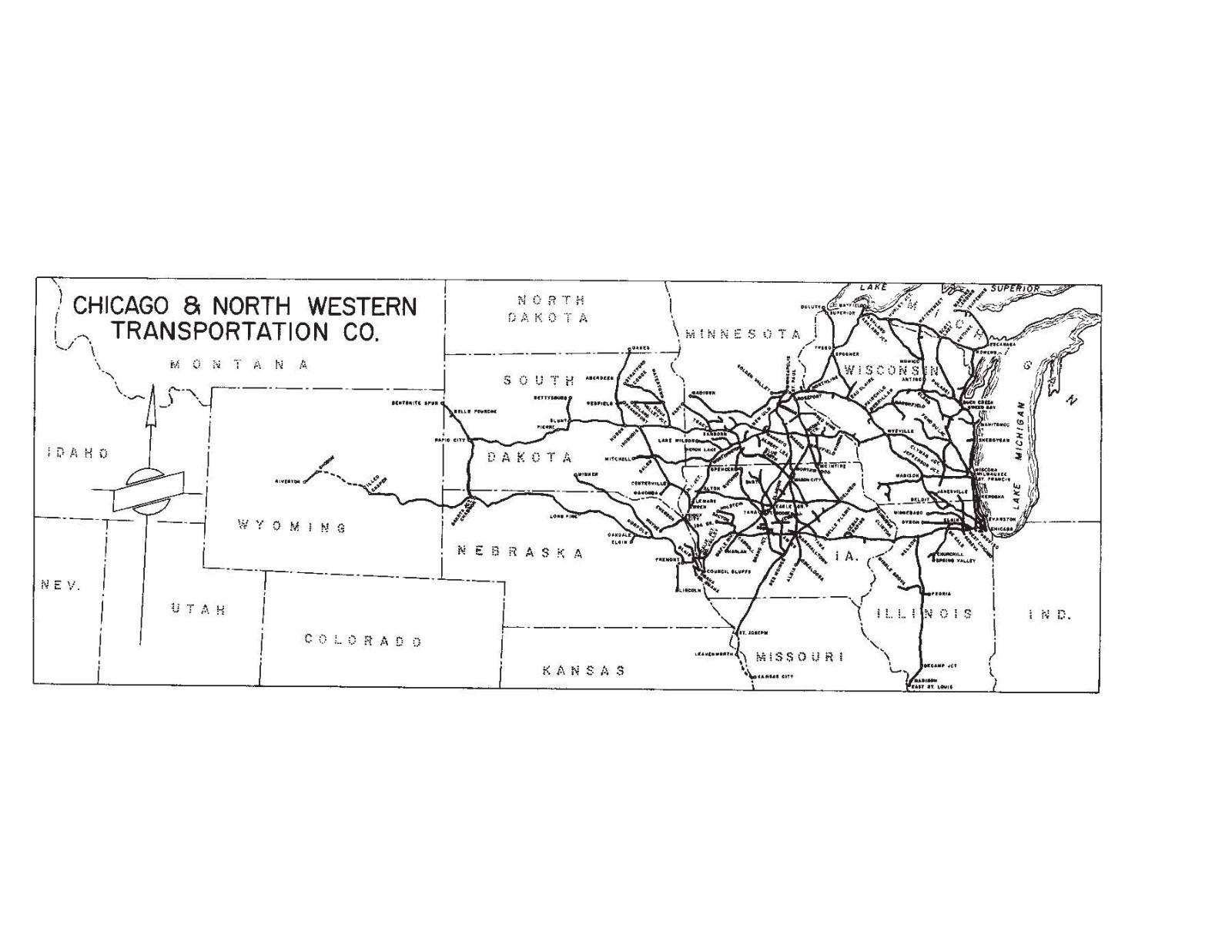 Chicago & Northwestern RR 1976 Iowa Division Track Chart PDF Pages on DVD