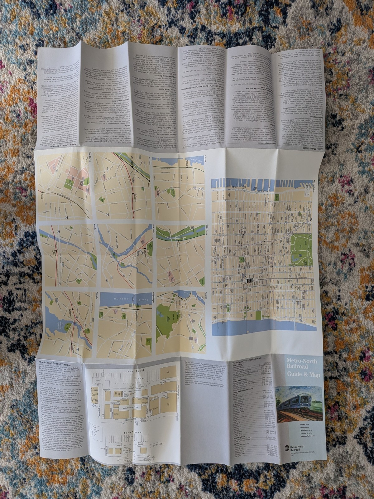Metro-North Railroad Guide & Map 1995