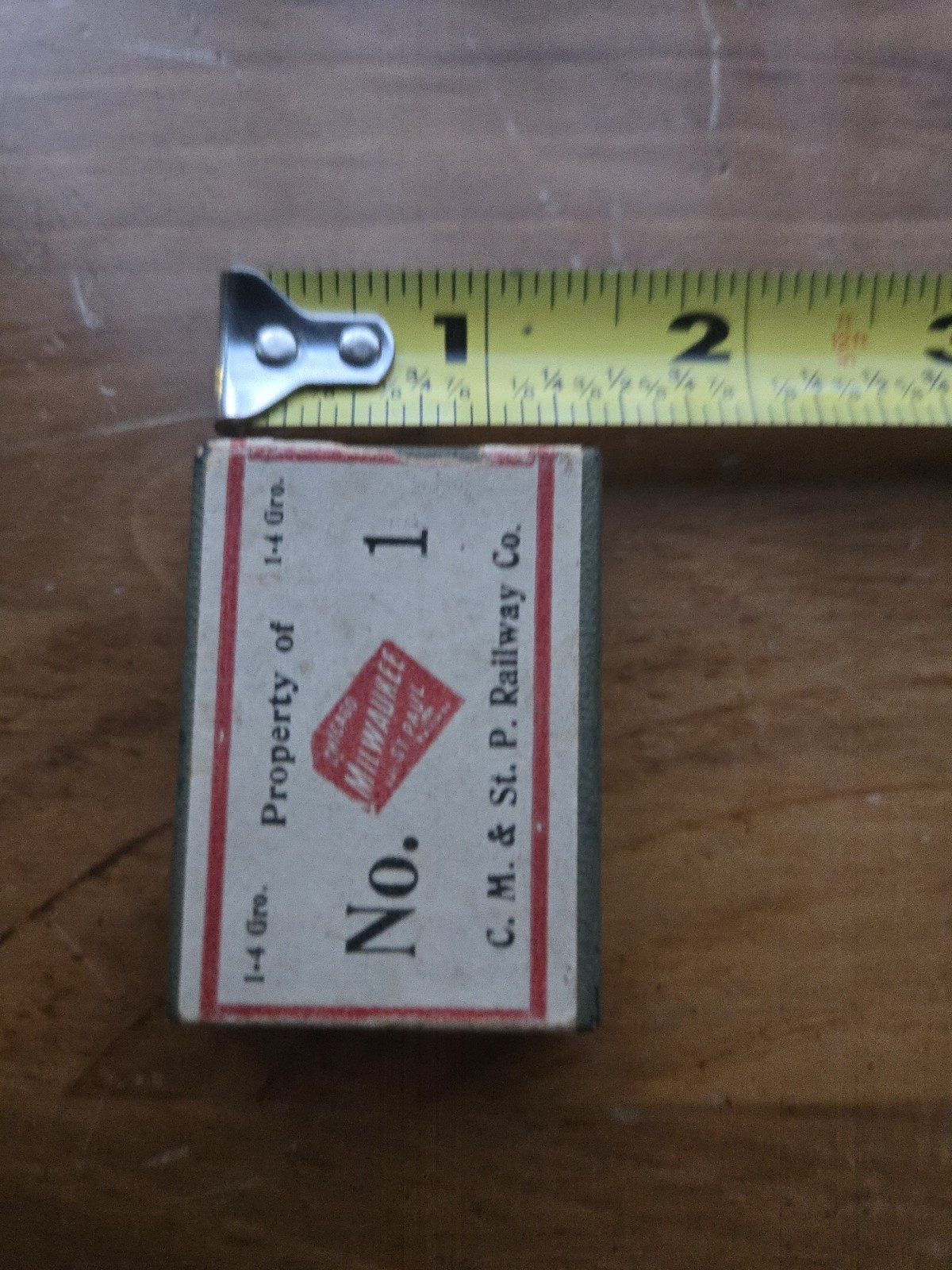 Antique? Vintage Original Chicago Milwaukee St. Paul RR Cardboard Box