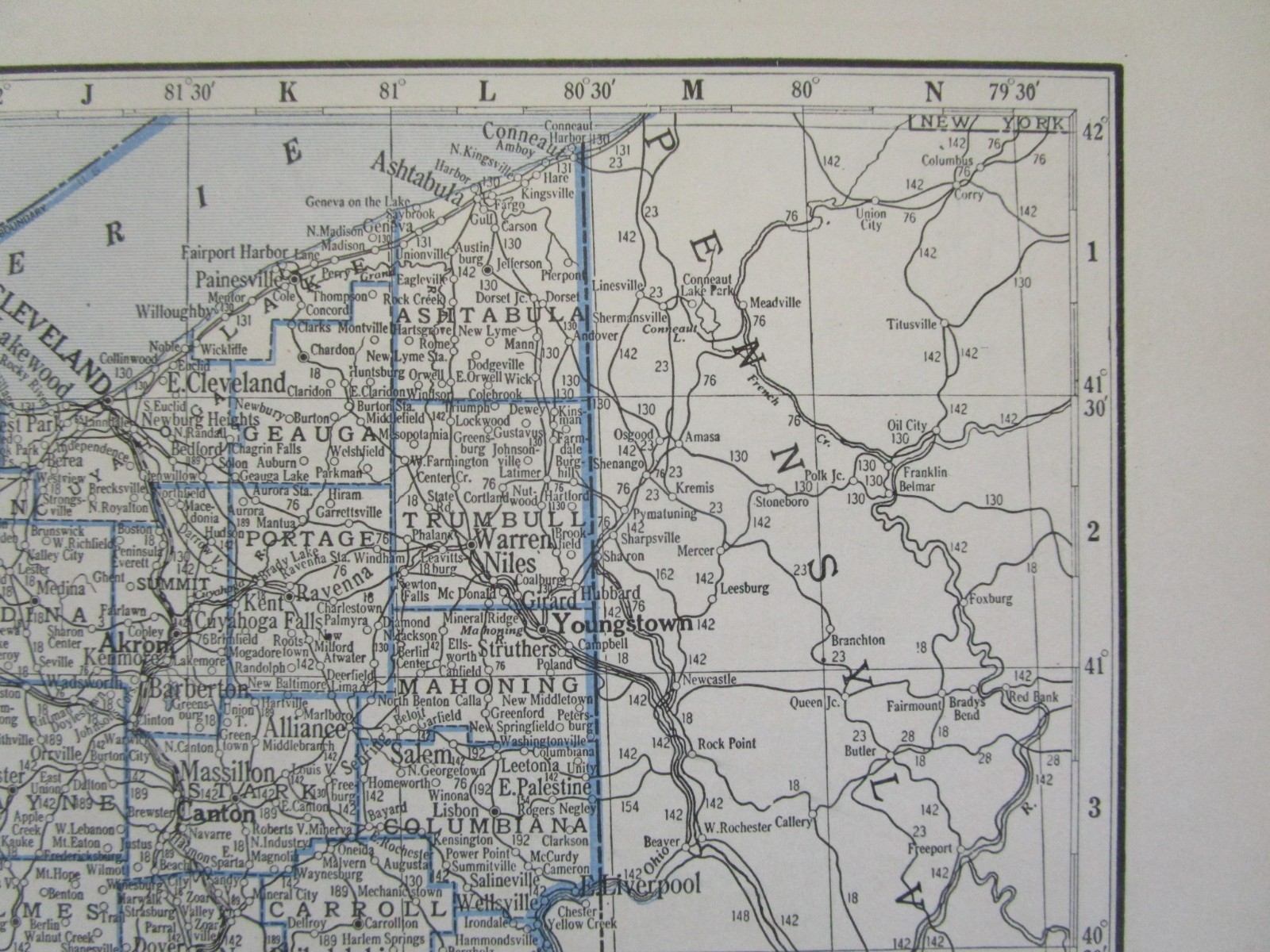 ND OH GREAT DEPRESSION ERA 1931 NORTH DAKOTA RAILROAD Map. C&NW SOO NP ~or~ OHIO