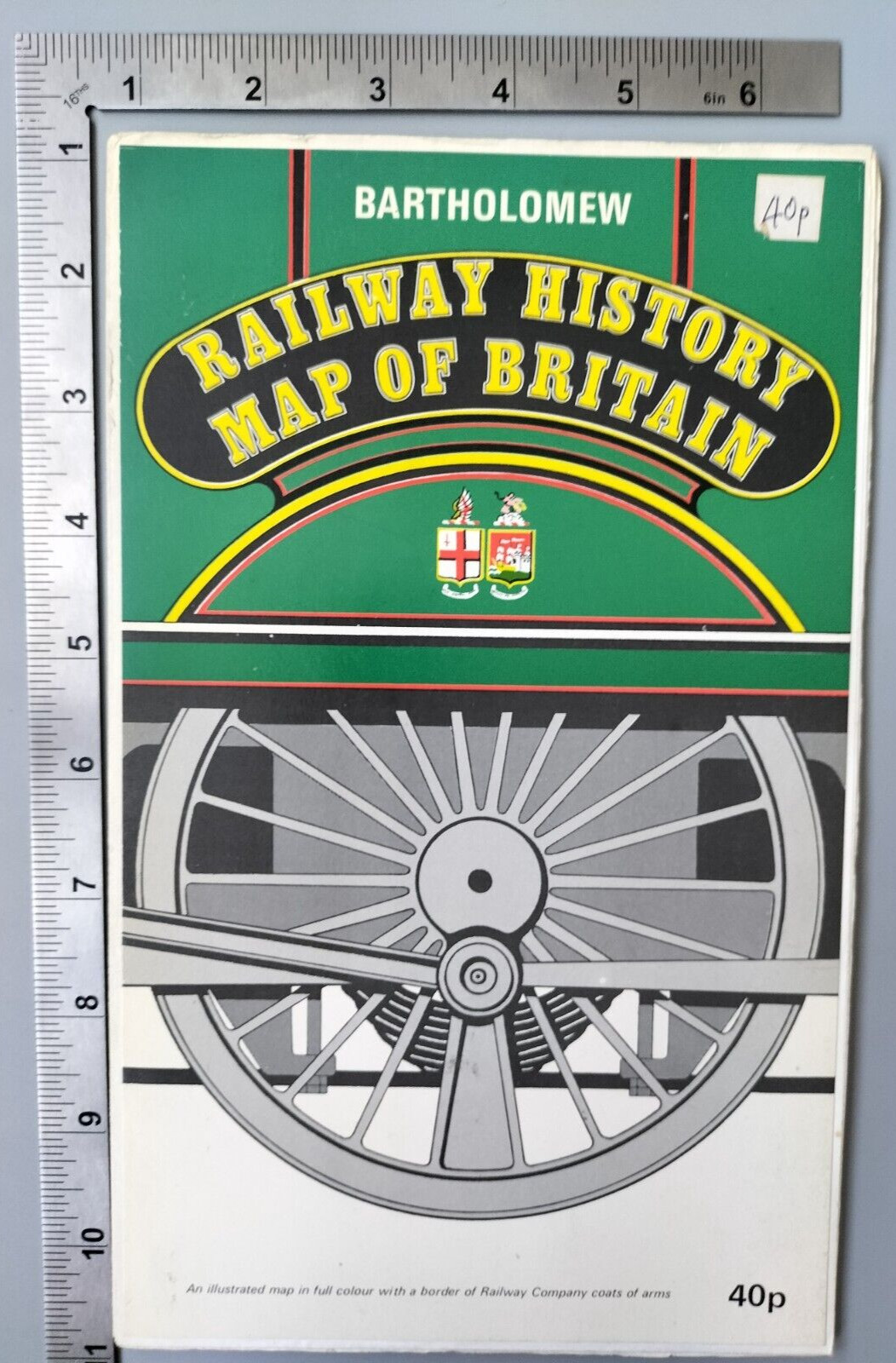 Railway History Map Of Britain Bartholomew Paperback John Bartholomew & Son Ltd