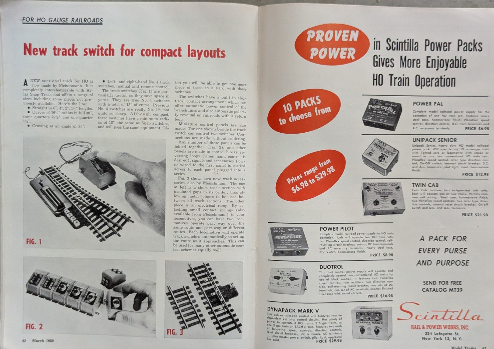 ***VINTAGE 1959 MODEL TRAINS RAILROADING MADE EASY MAGAZINE***