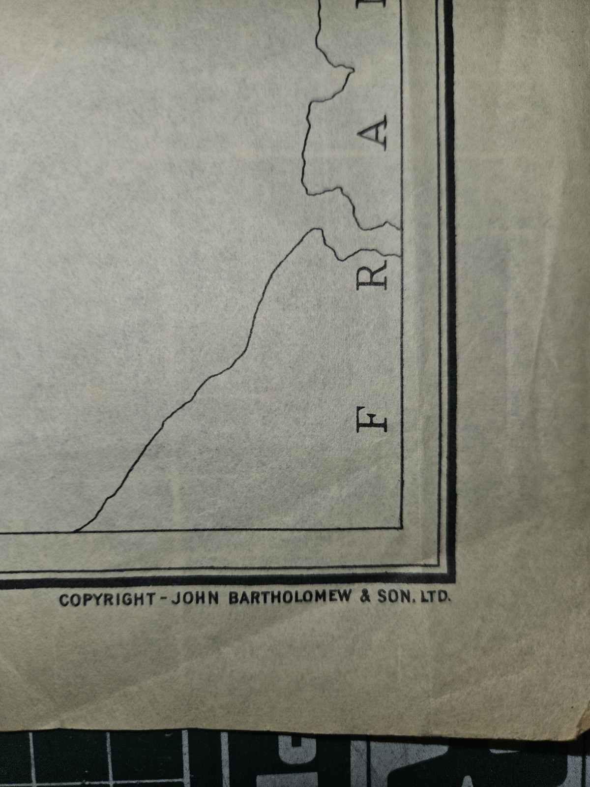 c1949 LMS England & Wales Railway Map