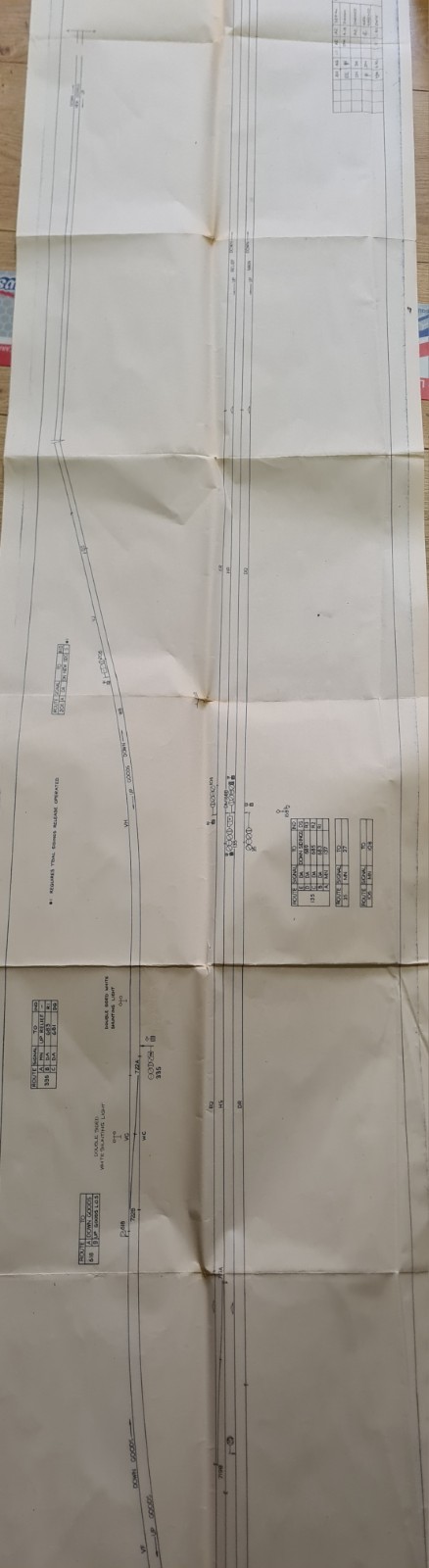 Rumney Cardiff Wales Railway plans – 1967 – Interlocking System Locking Sketch